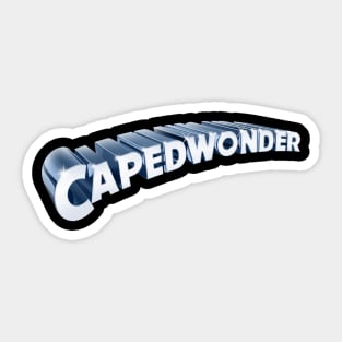 CapedWonder logo 8 Sticker